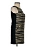 Nicole Miller Graphic Black Casual Dress Size S - photo 4