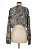 Audrey 3+1 Brown Long Sleeve Top Size M - photo 2
