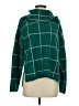 Lumiere Plaid Green Turtleneck Sweater Size S - photo 1