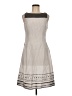 Assorted Brands Houndstooth Gray Casual Dress Size EU 40 / US 10 - photo 1