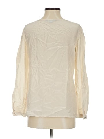 Antonio Melani Long Sleeve Silk Top (view 2)