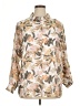 Tamara H. Print Ivory 3/4 Sleeve Blouse Size 1X - photo 1