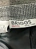 Briggs New York Houndstooth Gray Formal Skirt Size 8 Petite - photo 4