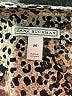Dana Buchman 100% Polyester Animal Print Brown Tan Short Sleeve Blouse Size M - photo 7
