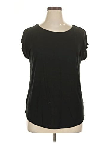 Green Envelope Short Sleeve Top (view 1)