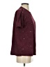 Edgely Stars Burgundy Short Sleeve Top Size S - photo 4