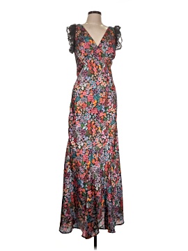 south beach maxi dress Monument Sequin Plunge Maxi Dress in Stone – South Beach main image 1