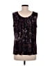 Kasper Purple Sleeveless T-Shirt Size L - photo 2