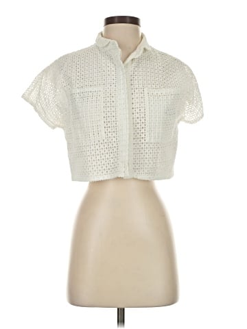 Iris & Ink Short Sleeve Blouse (view 1)