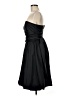 David's Bridal Solid Black Cocktail Dress Size 6 - photo 5