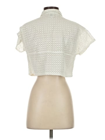 Iris & Ink Short Sleeve Blouse (view 2)