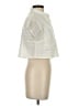 Iris & Ink Ivory Short Sleeve Blouse Size 4 - photo 4