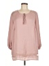 Violet & Claire 100% Polyester Pink 3/4 Sleeve Blouse Size 1X - photo 1