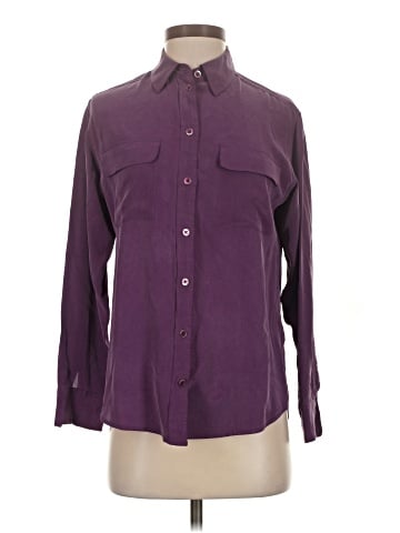 Equipment Long Sleeve Button-Down Shirt (view 1)