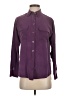 Equipment Solid Purple Long Sleeve Button-Down Shirt Size XS - photo 1