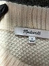 Madewell Ivory Wool Pullover Sweater Size S - photo 7