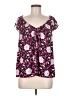 Ann Taylor 100% Polyester Pink Short Sleeve Blouse Size M - photo 1