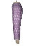 Lavantino Floral Purple Casual Pants Size 6 - photo 5