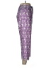 Lavantino Floral Purple Casual Pants Size 6 - photo 4