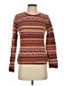 Sol Alpaca Print Red Pullover Sweater Size S - photo 1