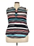 Van Heusen Teal Sleeveless Blouse Size XXL - photo 1