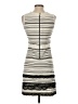 ABS Platinum Stripes Gray Casual Dress Size XS - photo 2