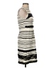 ABS Platinum Stripes Gray Casual Dress Size XS - photo 4
