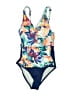 Bal Harbour Tropical Blue One Piece Swimsuit Size 8 - photo 1