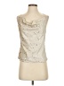 Listicle 100% Polyester Silver Sleeveless Blouse Size S - photo 1