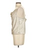 Listicle 100% Polyester Silver Sleeveless Blouse Size S - photo 5