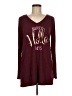 Maurices Burgundy Long Sleeve Top Size M - photo 1