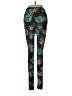 Lularoe Print Teal Leggings One size - photo 2