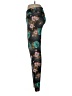 Lularoe Print Teal Leggings One size - photo 5