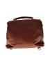 Street Level Brown Leather Backpack One size - photo 2
