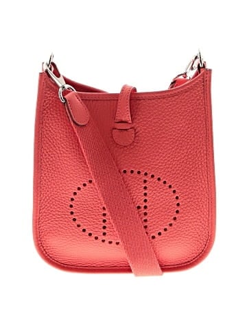 Hermès Taurillon Clemence Evelyne TPM Rouge Piment (view 1)