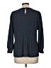 Adrianna Papell Blue Long Sleeve Blouse Size M (estimated) - photo 2
