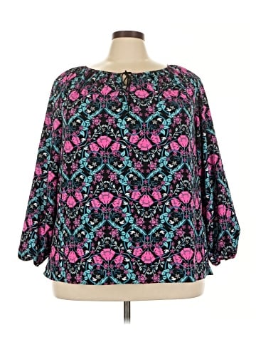 Jones New York Signature 3/4 Sleeve Blouse (view 1)