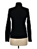 J.Crew 100% Cotton Black Long Sleeve Turtleneck Size M - photo 2