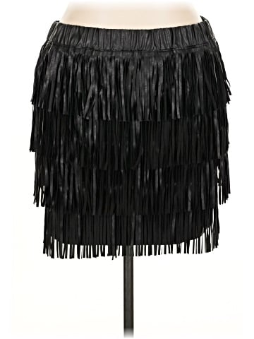 FASHION TO FIGURE Faux Leather Skirt (view 1)