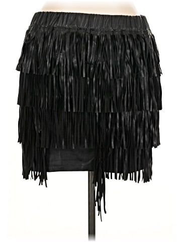 FASHION TO FIGURE Faux Leather Skirt (view 2)