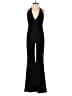 Blue Blush Solid Black Jumpsuit Size S - photo 1