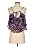 Express 100% Polyester Blue Sleeveless Blouse Size S - photo 2