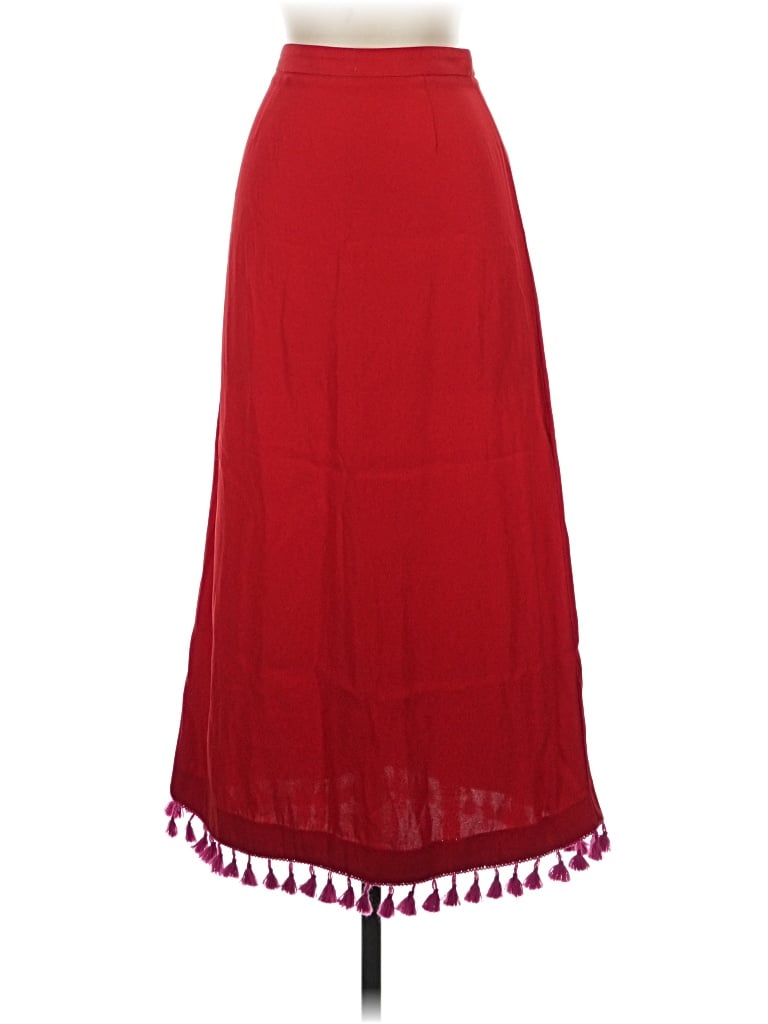 Pre-owned Staud Casual Skirt In Burgundy