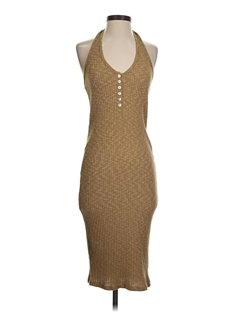Pre-owned Forever 21 Cocktail Dress In Tan