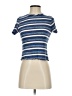 Paper Crane Blue Short Sleeve Turtleneck Size S - photo 1