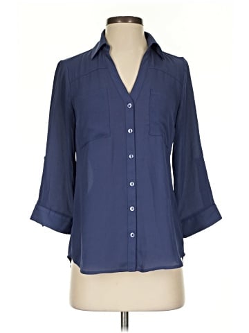 By & By 3/4 Sleeve Button-Down Shirt (view 1)