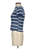Paper Crane Blue Short Sleeve Turtleneck Size S - photo 5