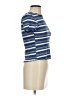 Paper Crane Blue Short Sleeve Turtleneck Size S - photo 4