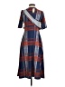 ASOS Plaid Blue Casual Dress Size 4 - photo 2