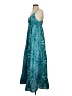 Unbranded Paisley Teal Cocktail Dress Size XXS (estimated) - photo 5
